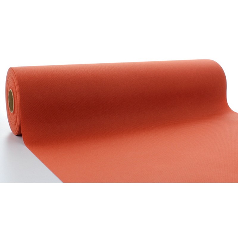 Luksus Bordløber Terrakotta - 1 stk (0,4 x 4,8 m) | Rødt tema Bordløber - Temashop