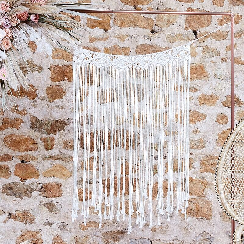 Macrame Backdrop - 1 stk (110 x 70 cm) - Temashop