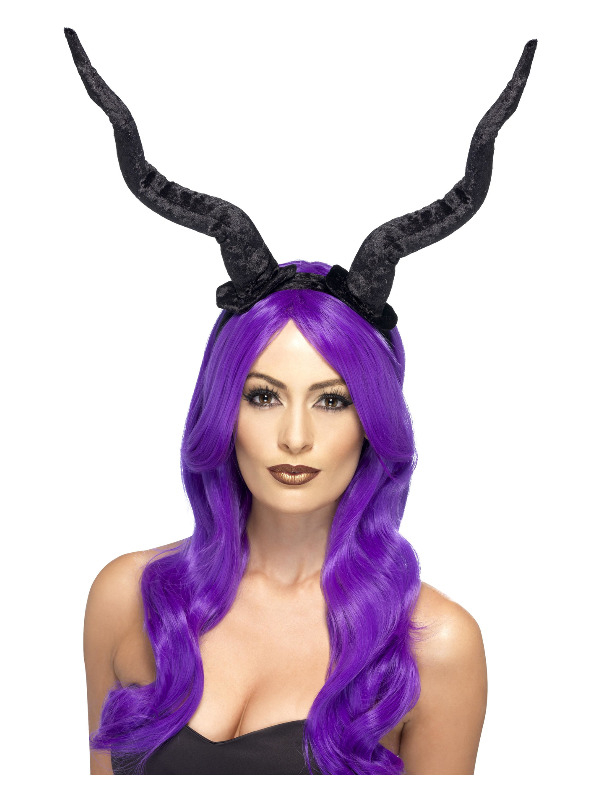 Malavia horn | Maleficent Hårbøjle / Pandebånd / Hårbånd - Hovedtilbehør - Temashop