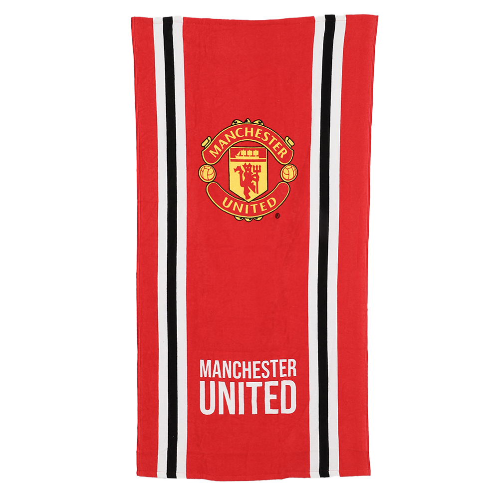 Manchester United Håndklæde (70 x 140 cm) | Fodbold Håndklæder - Temashop