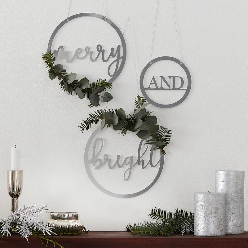 Merry & Bright Akrylskilte