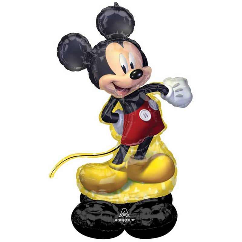 Mickey Mouse AirLoonz Folieballon - 1 stk (83 x 132 cm) | Mickey Mouse Folieballoner - Temashop