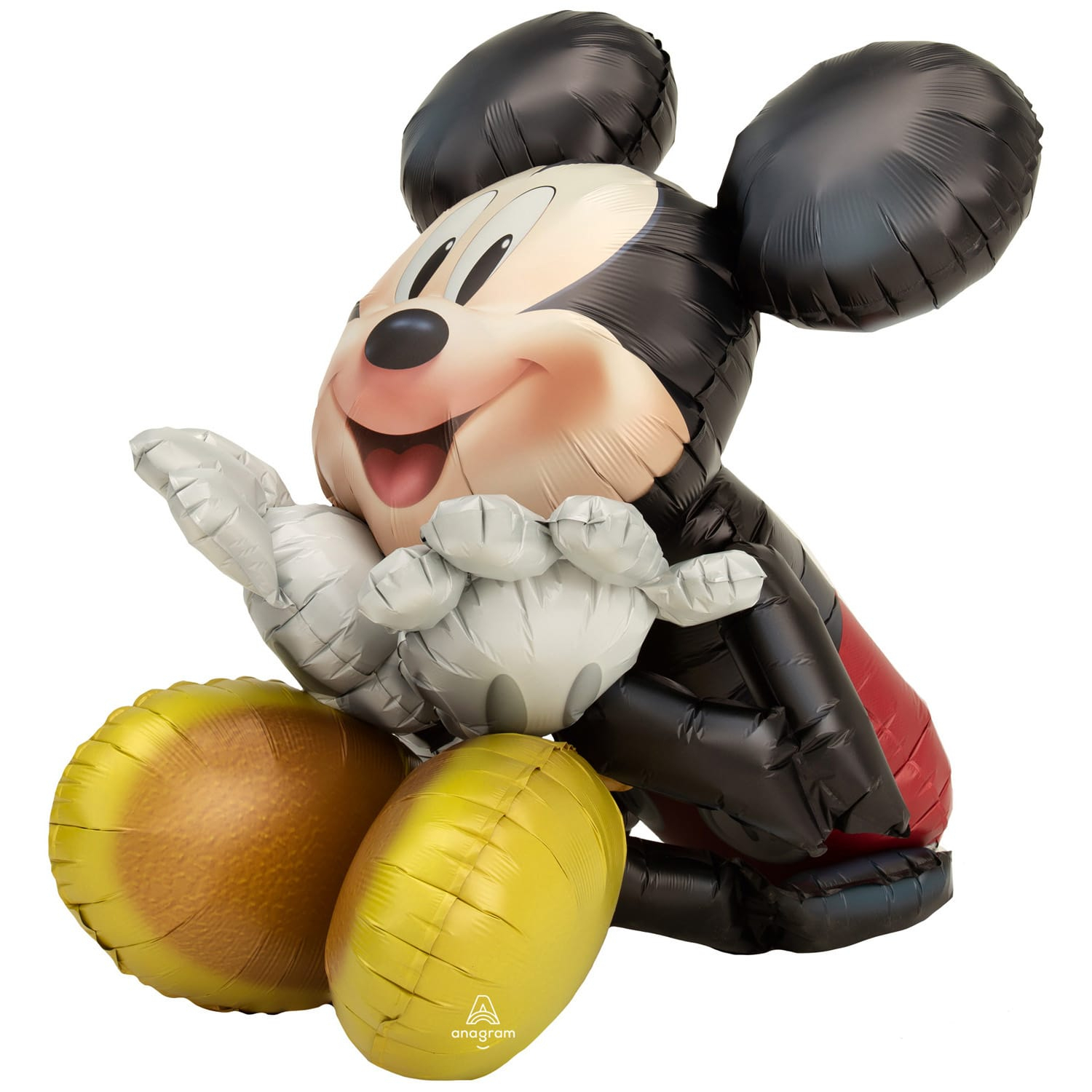 Mickey Mouse AirWalker Folieballon - 1 stk (63 x 73 cm) | Mickey Mouse Folieballoner - Temashop