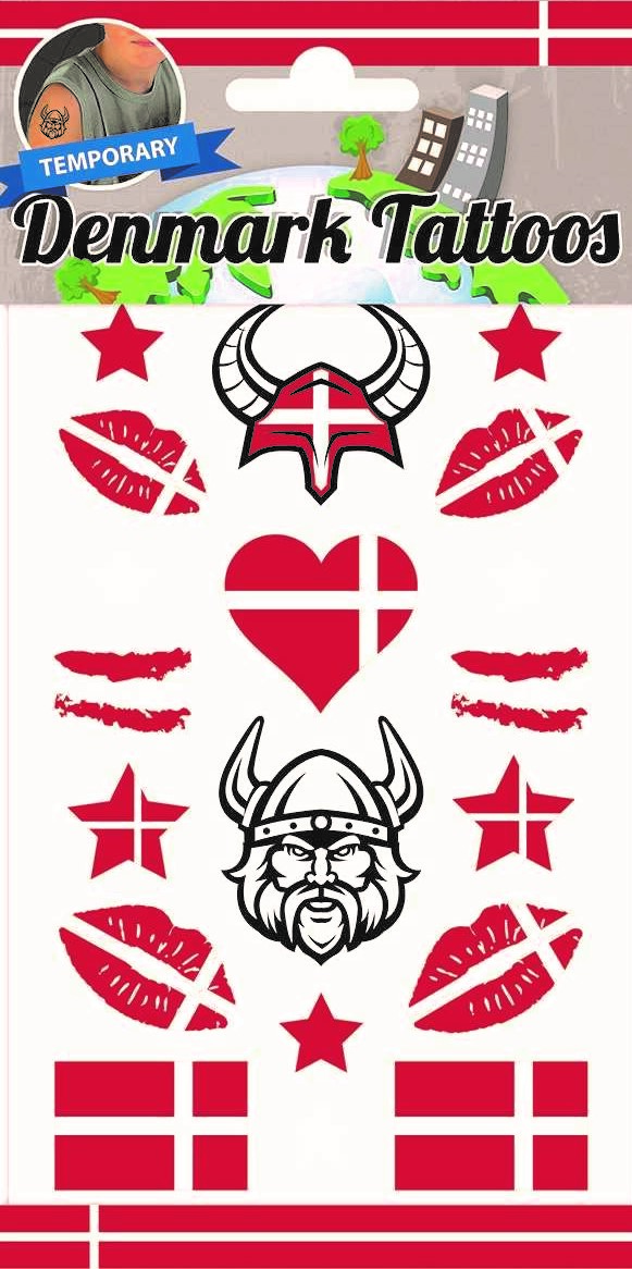 Midlertidige Tatoveringer Danmark | Danmark Tatoveringer - Makeup & Negle - Temashop