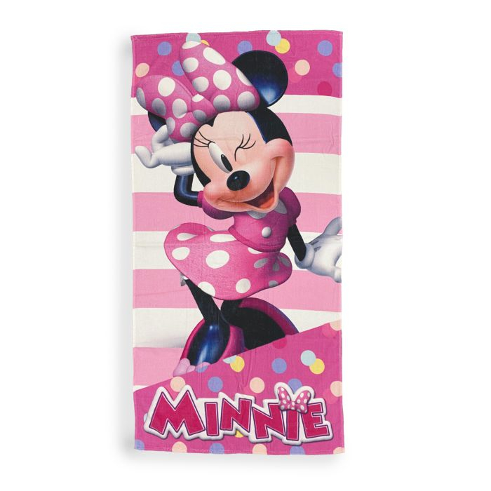 Minnie Mouse Badehåndklæde (140 x 70 cm) | Minnie Mouse Håndklæder - Temashop