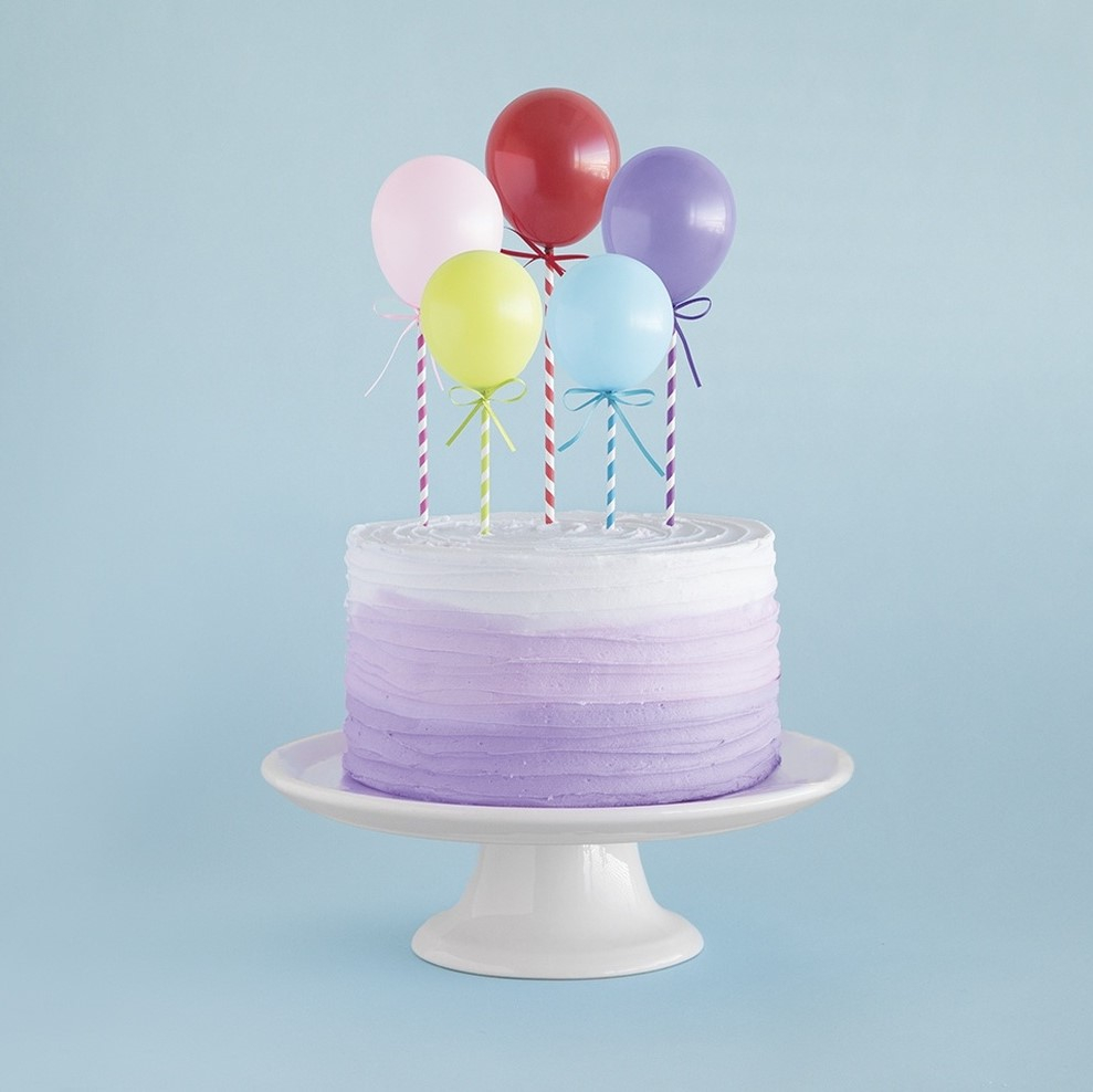 Mini Ballon Kagetopper - 5 stk (20 cm) - Temashop