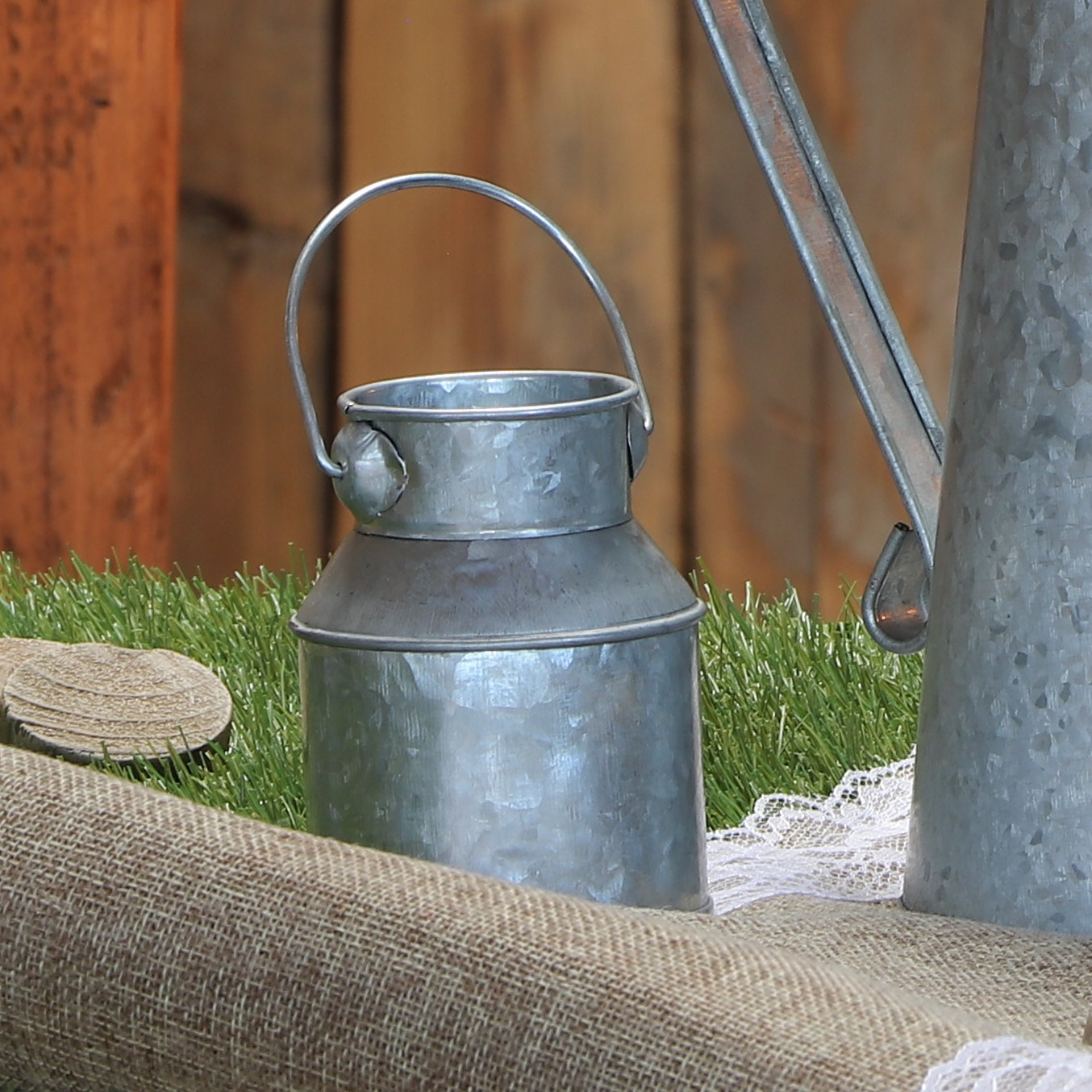 Mini Zink Mælkejunge Vase - 1 stk (5 x 9 cm) - Temashop