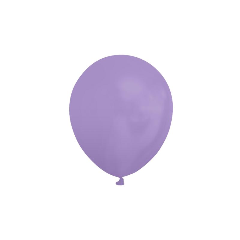 Miniballoner Lavendel - 100 stk (12 cm) | Lilla tema Latexballoner - Temashop