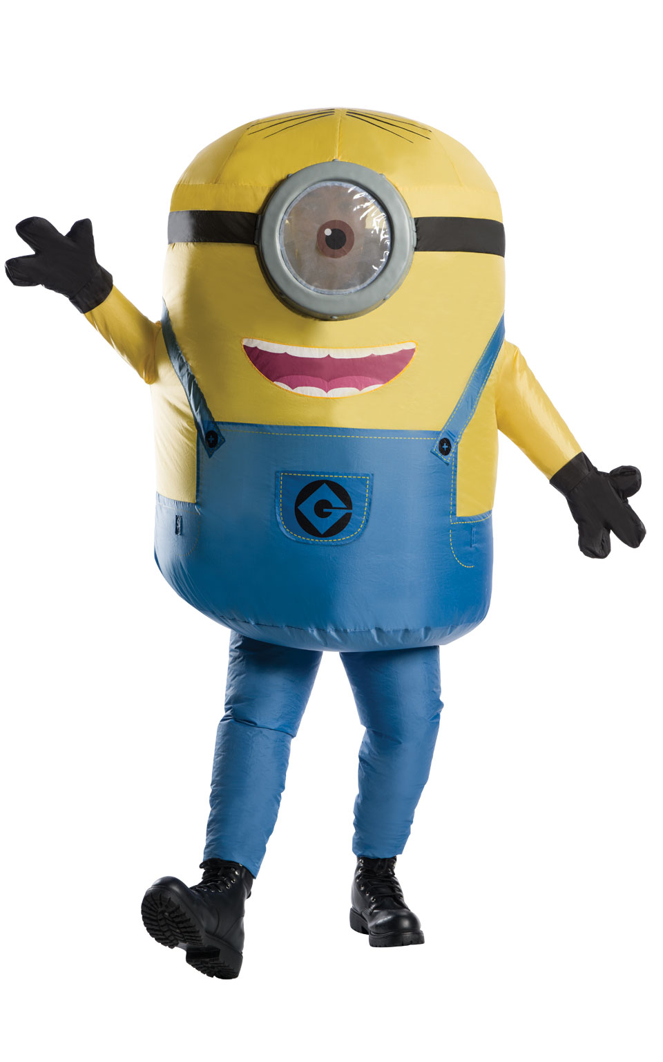 Minions Oppusteligt Kostume - Børne TV kostume til voksne | Minions kostume til mænd - Temashop