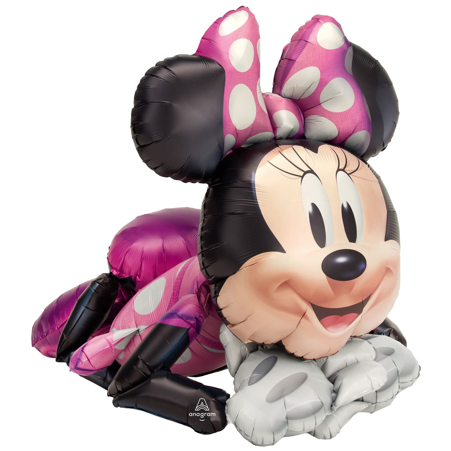 Minnie Mouse AirWalker Folieballon - 1 stk (68 x 88 cm) | Minnie Mouse Folieballoner - Temashop