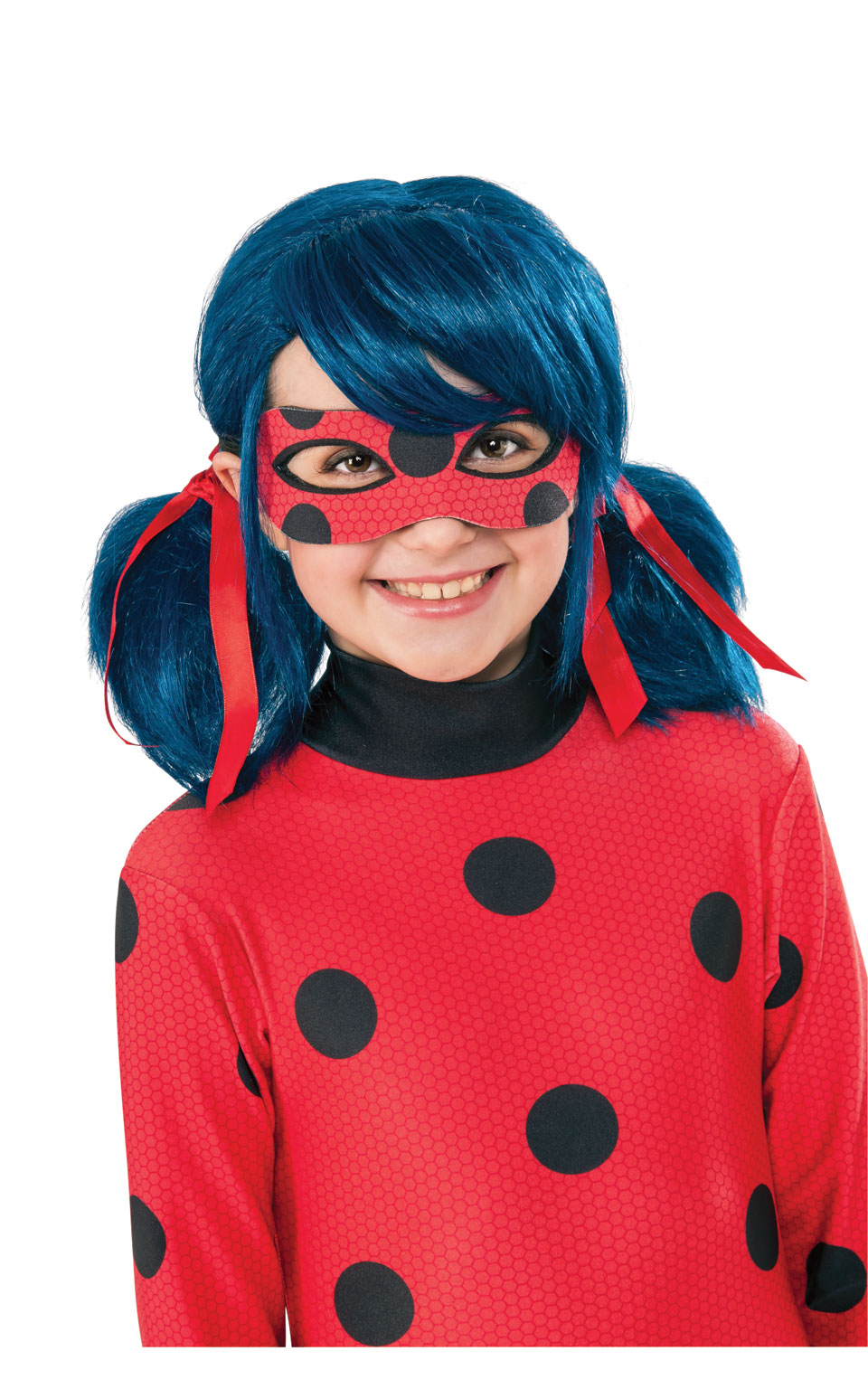 Miraculous Lady Bug Paryk | Mariehøne Paryk - Hovedtilbehør - Temashop
