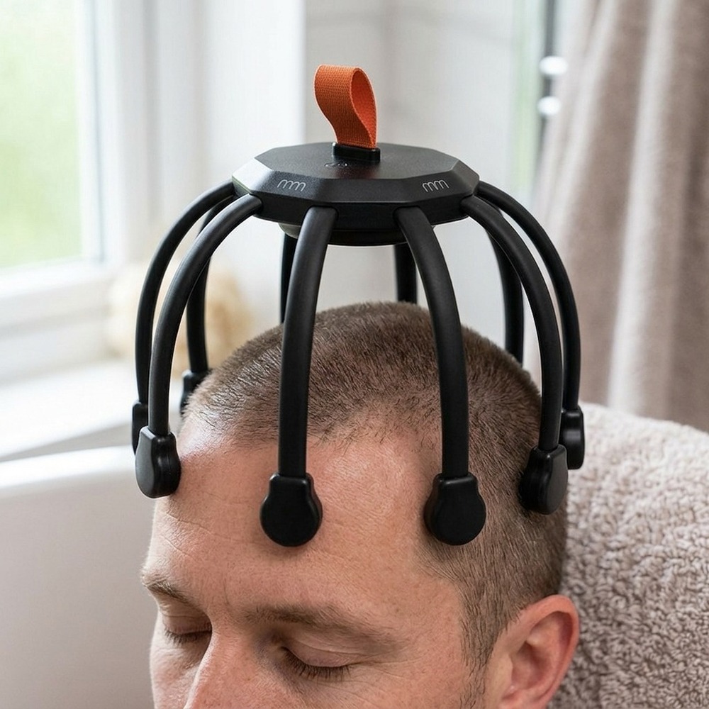 360° Hovedmassage Apparat (14,5 x 14,5 x 16 cm) - Temashop