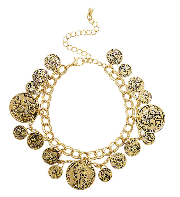 Mønter Armbånd Guld | Det gamle Egypten Armbånd - Beklædning - Temashop