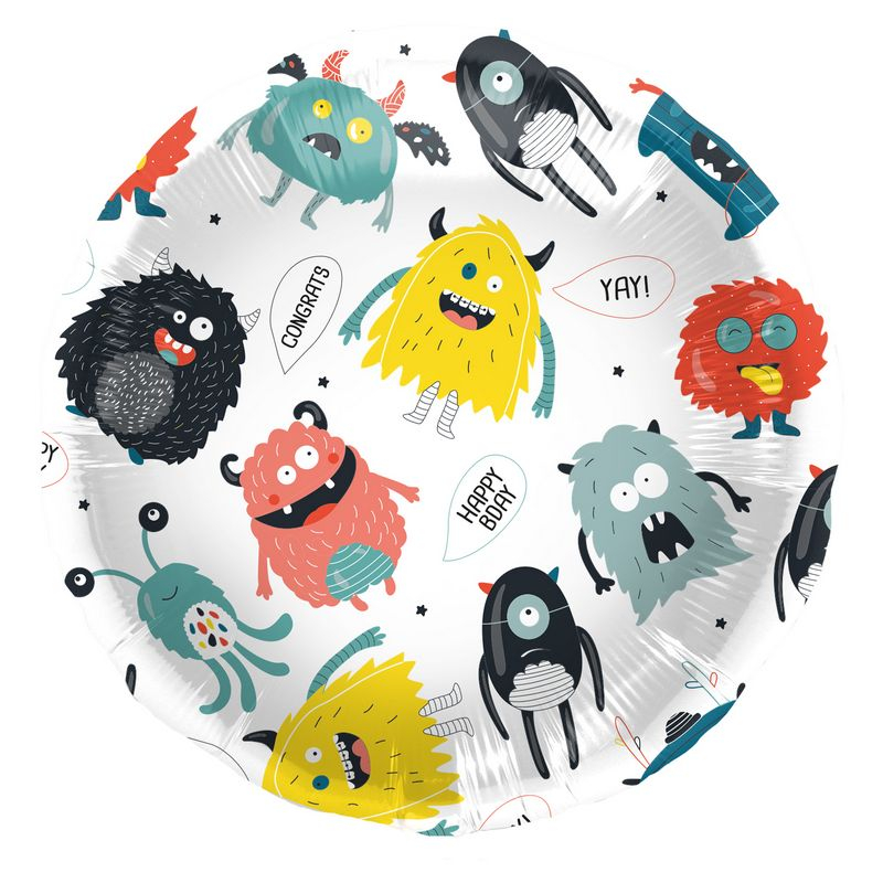 Monster Mash Folieballon - 1 stk (45 cm) | Monster Folieballoner - Temashop