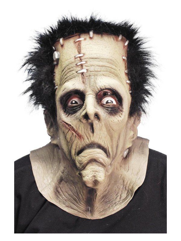 Monstermaske | Frankenstein Maske - Hovedtilbehør - Temashop