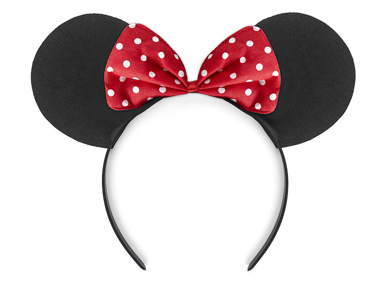 Museører Hårbøjle | Minnie Mouse Hårbøjle / Pandebånd / Hårbånd - Hovedtilbehør - Temashop
