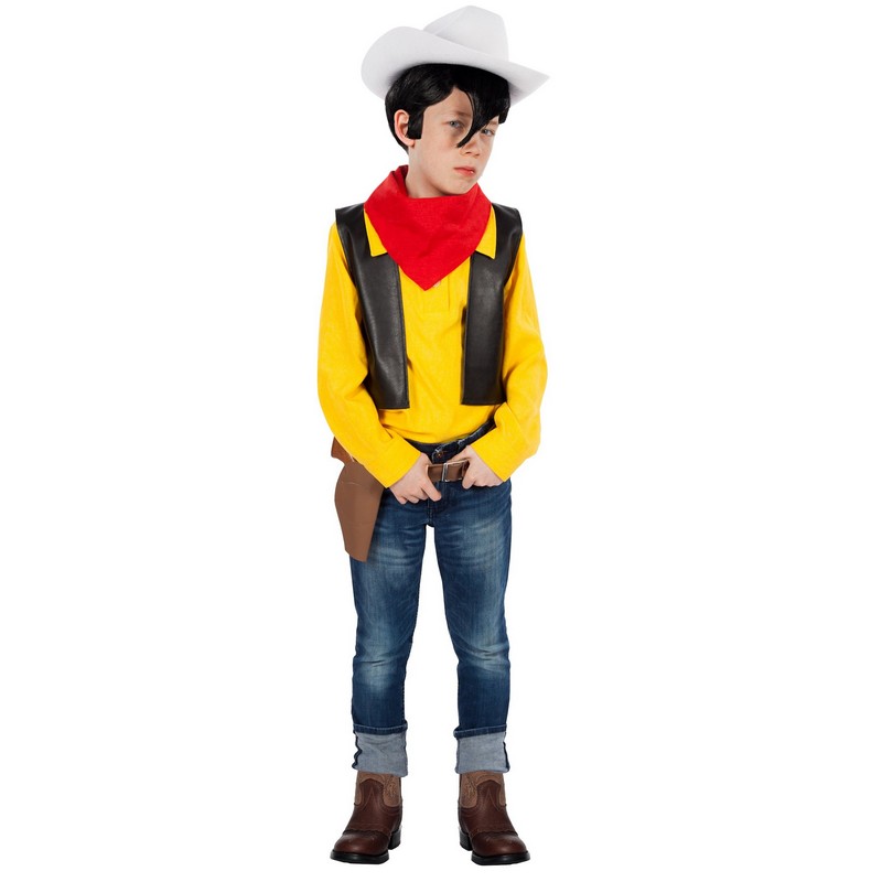 Lucky Luke Børnekostume - Børne TV kostume til børn i størrelserne 98-152 | Lucky Luke udklædning til børn - Temashop