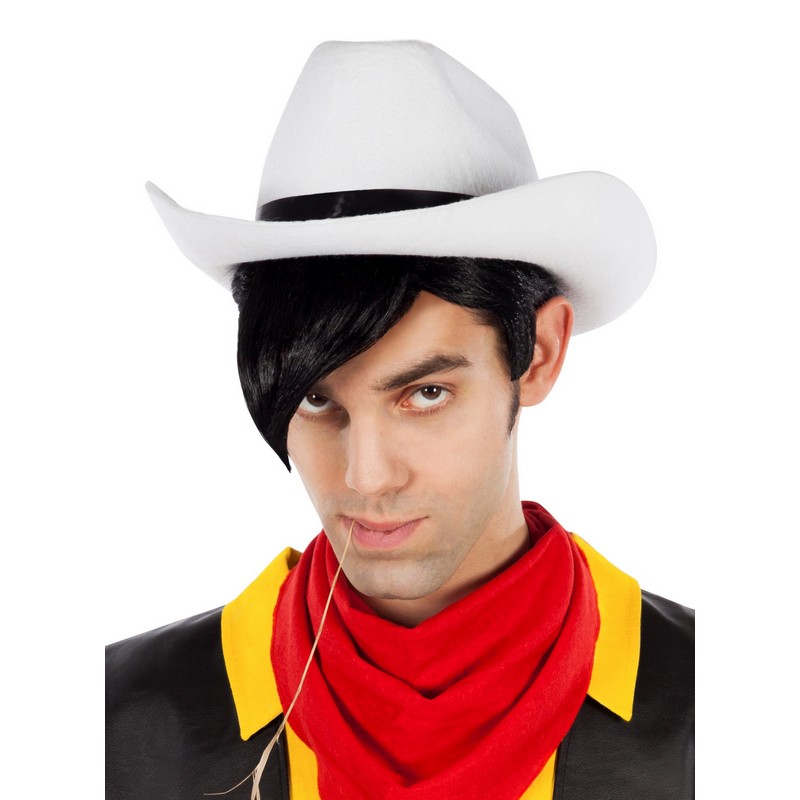 Lucky Luke Cowboyhat | Lucky Luke Hat / Hue / Hjelm - Hovedtilbehør - Temashop
