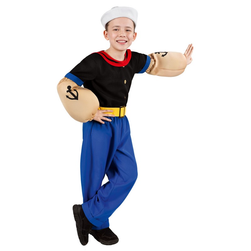 Skipper Skræk Børnekostume - TV-serier / Film kostume til børn i størrelserne 98-140 | Skipper Skræk udklædning til børn - Temashop