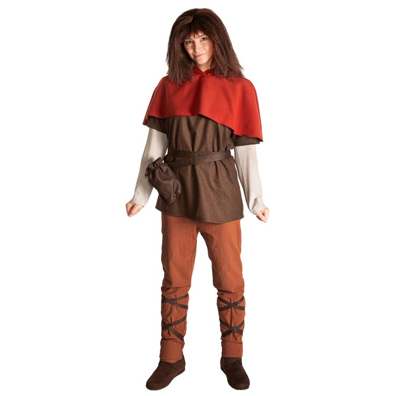 Ronja Røverdatter Kostume - Børne TV kostume til voksne i størrelserne S-XL | Ronja Røverdatter kostume til kvinder - Temashop