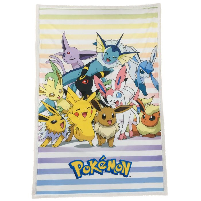 Pokémon Fleecetæppe (150 x 100 x 1 cm) | Pokemon Tæpper - Temashop