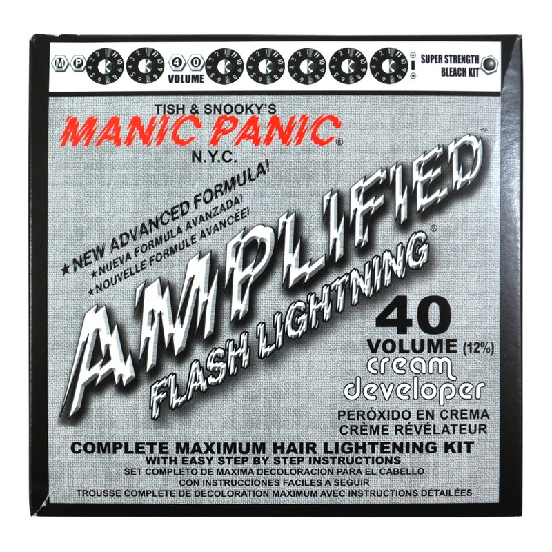 Manic Panic Amplified Flash Lightning Hårblegningssæt | Sminke / Makeup - Makeup & Negle - Temashop
