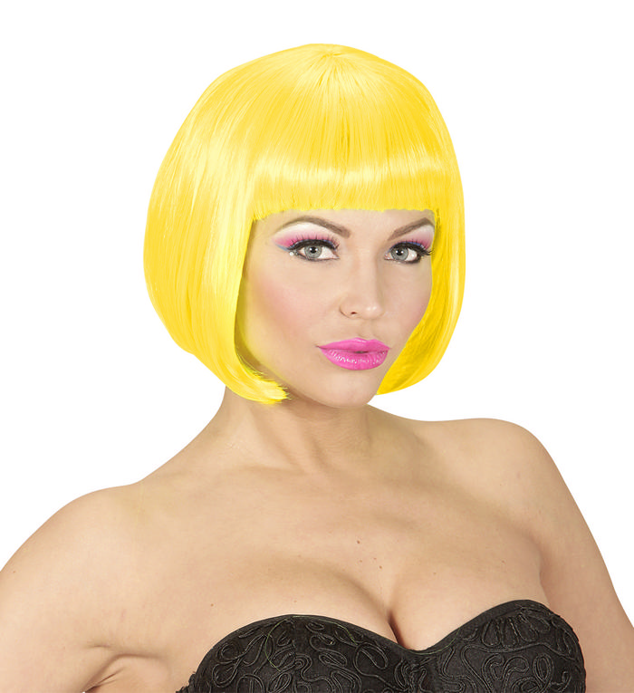 Neon Gul Valentina Paryk | 80'erne Totally Paryk - Hovedtilbehør - Temashop