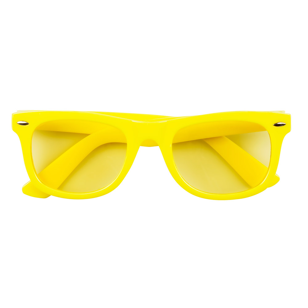 Neon Gule Partybriller | Gul tema Briller - Hovedtilbehør - Temashop
