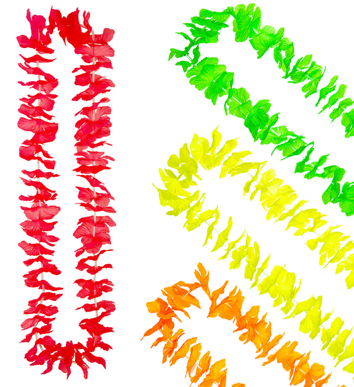 Neon Hawaii Krans | Hawaii Halskæder - Smykker - Temashop