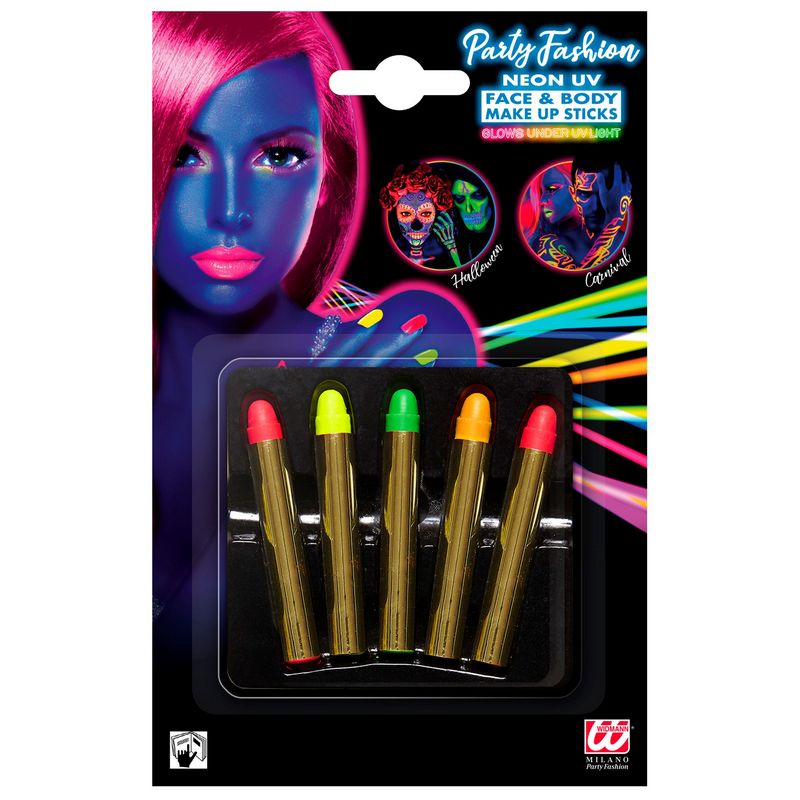 Neon Sminkepinde | UV / Neon Sminke / Makeup - Makeup & Negle - Temashop