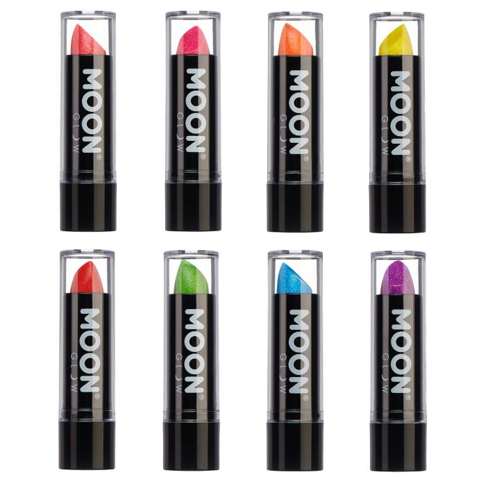 Neon UV Glitter Læbestift | UV / Neon Sminke / Makeup - Makeup & Negle - Temashop