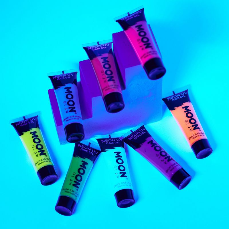 Neon UV Hår Gel | UV / Neon Sminke / Makeup - Makeup & Negle - Temashop
