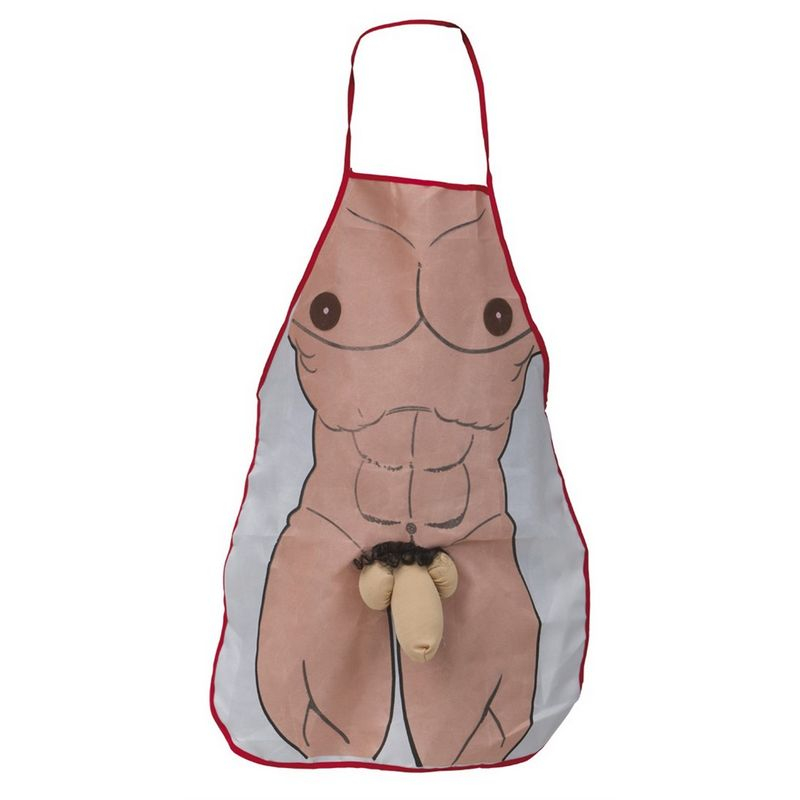 Nøgen Mandekrop Forklæde (70 cm) | Forklæder - Beklædning - Temashop