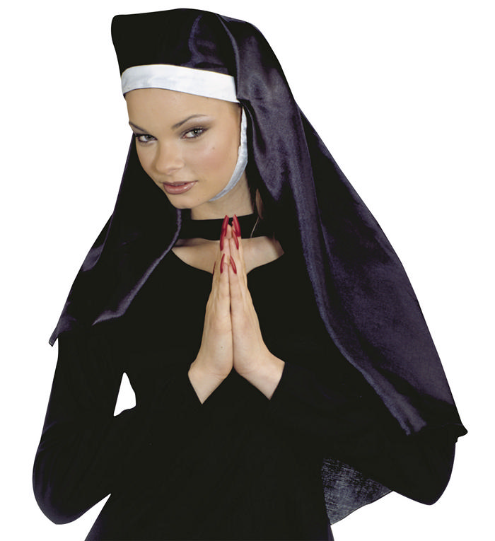 Nonne Hat | Nonne Hat / Hue / Hjelm - Hovedtilbehør - Temashop