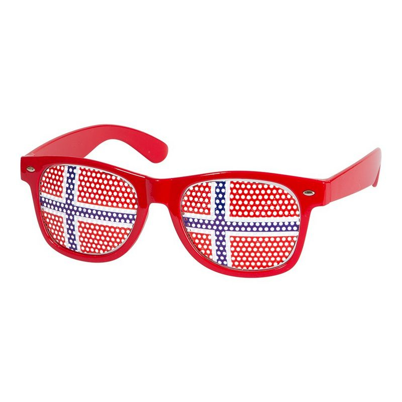 Norsk Flag Briller | Norge Briller - Hovedtilbehør - Temashop