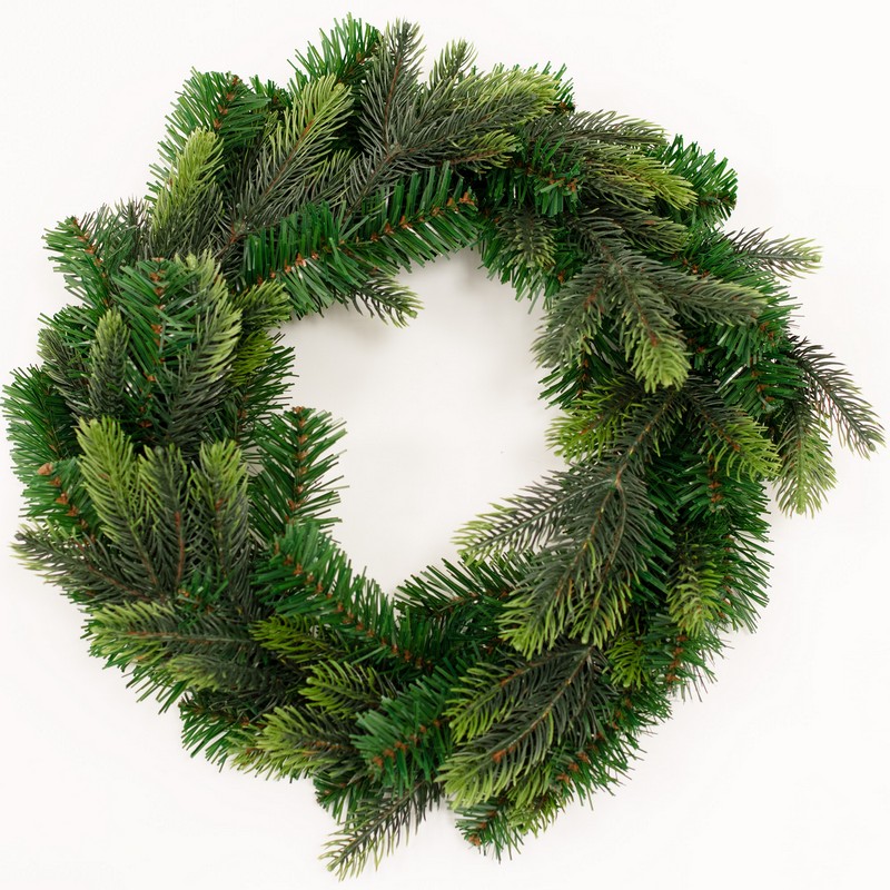 Kunstig Grankrans - 1 stk (45 cm) | Julepynt Julepynt - Temashop