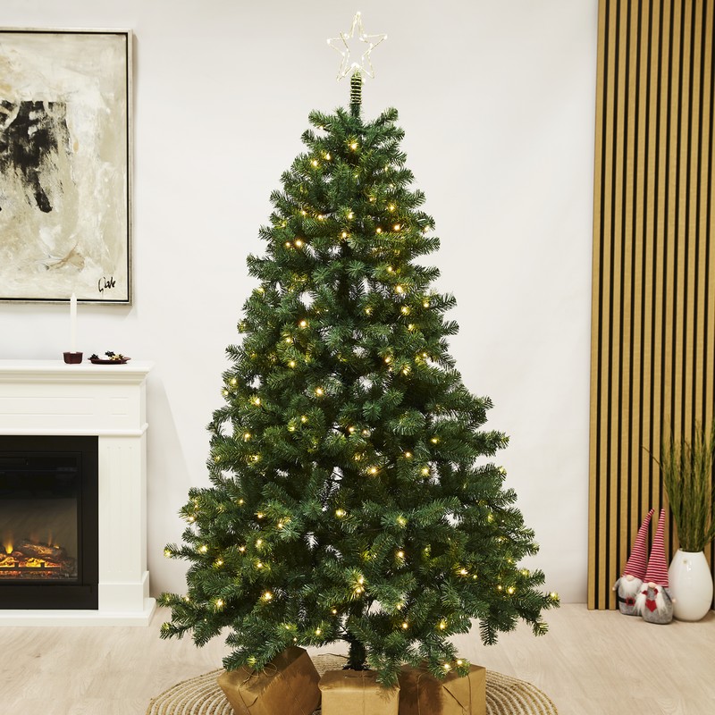 Kunstigt ASKE Juletræ LED Klasse B+