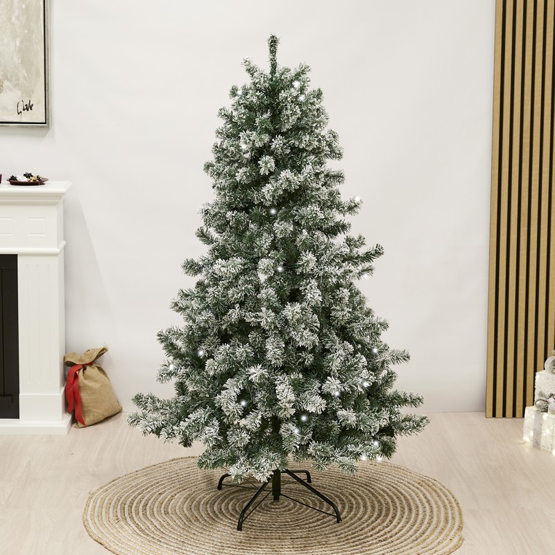 Kunstigt FROST Juletræ LED Klasse B+