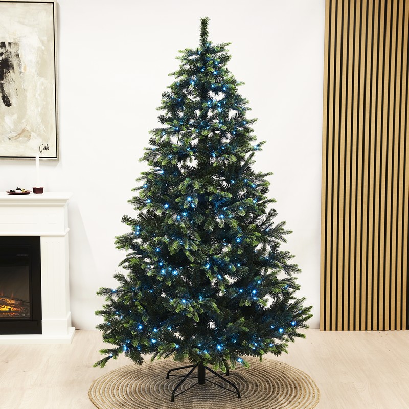 Kunstigt Juletræ LED 180 x 124 cm Klasse A+