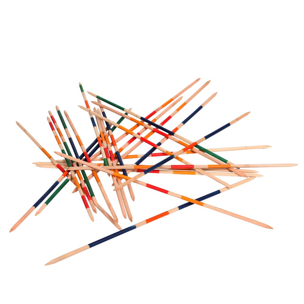 Træ Mikado Havespil (Ø 1,2 cm x 80 cm) | Udendørsspil Diverse Spil - Temashop