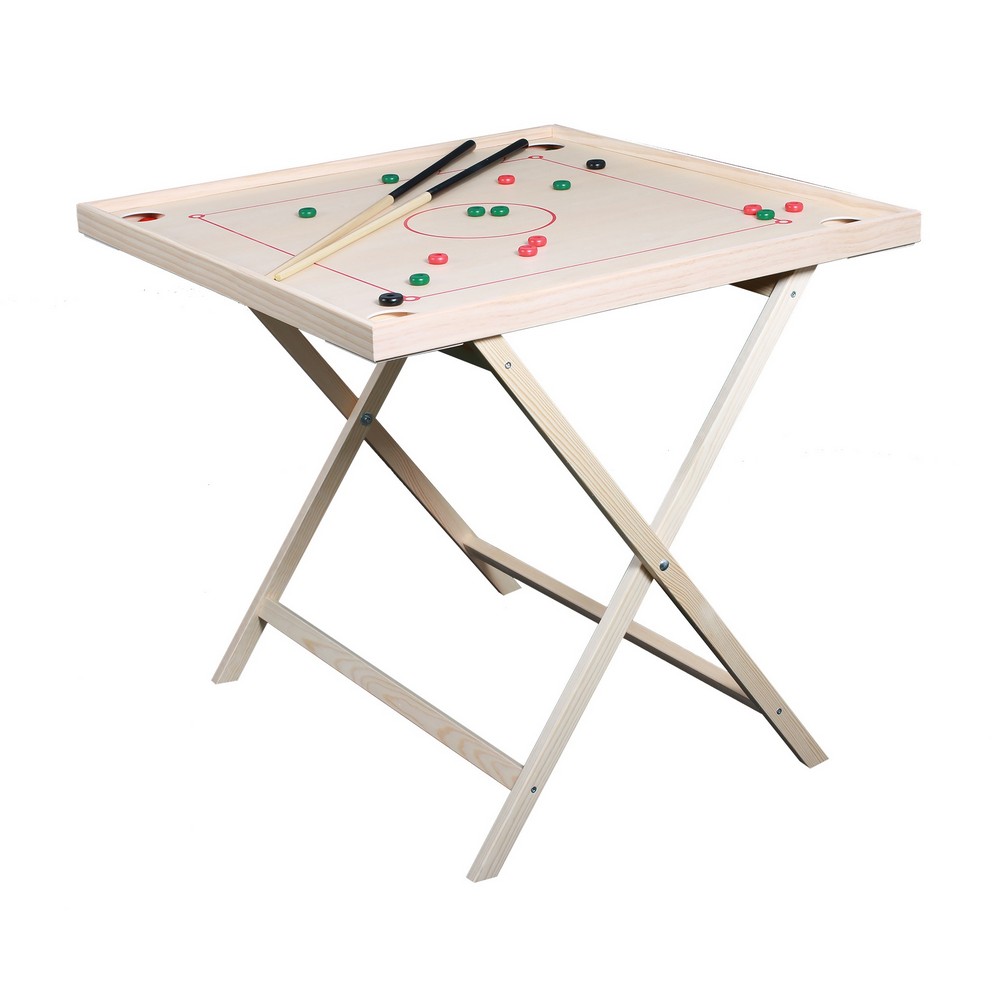 Træ Bobspil Med Ben (88 x 88 x 5 cm) | Spil Diverse Spil - Temashop