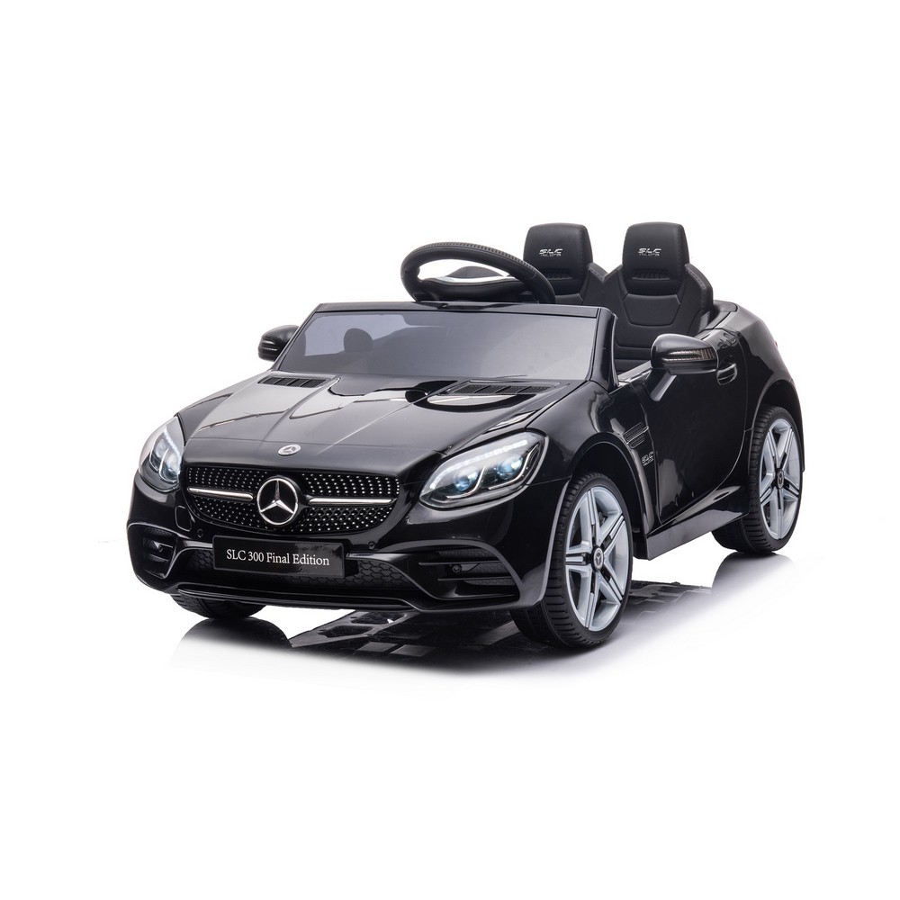 Mercedes-Benz SLC Elbil Til Børn 12V Sort (107 x 62,5 x 44 cm) | Racerløb tema El Køretøj Til Børn - Temashop