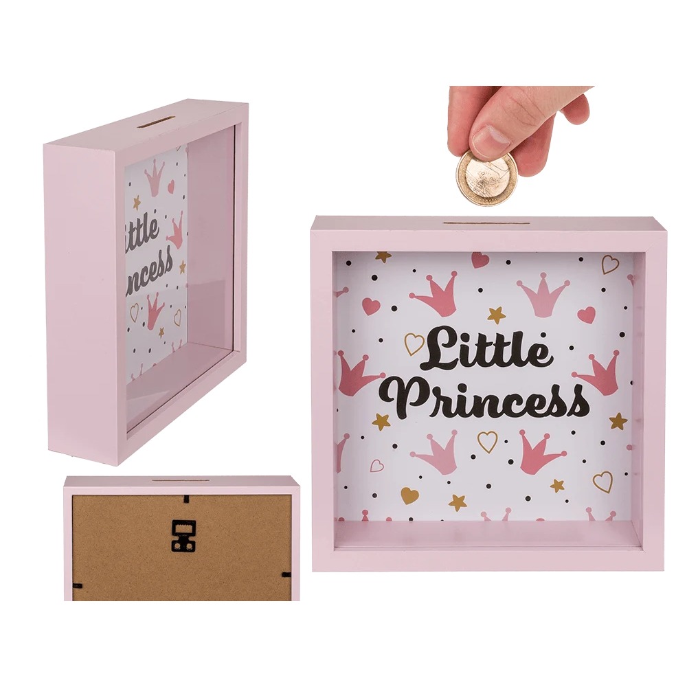 Little Princess Sparekasse Lyserød (20 x 20 cm) | Prinsesse Æsker - Temashop