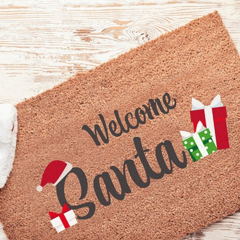 Welcome Santa Dørmåtte