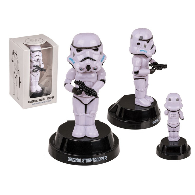 Solcelle Stormtrooper - 1 stk (8,4 x 8 x 13,8 cm) | Star Wars Praktisk Til Hjemmet - Temashop