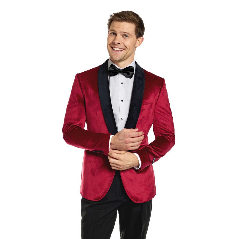 OpposuitsÂ® Dinner Jacket Blazer Bordeauxrød