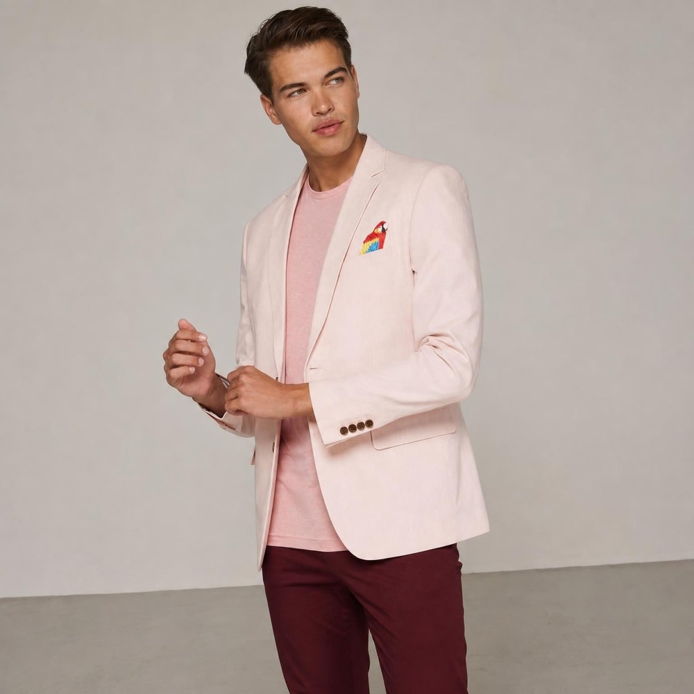 OpposuitsÂ® Tropical Birdie Blazer Lyserød
