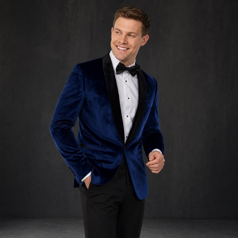 OpposuitsÂ® Dinner Jacket Blazer Deep Blue