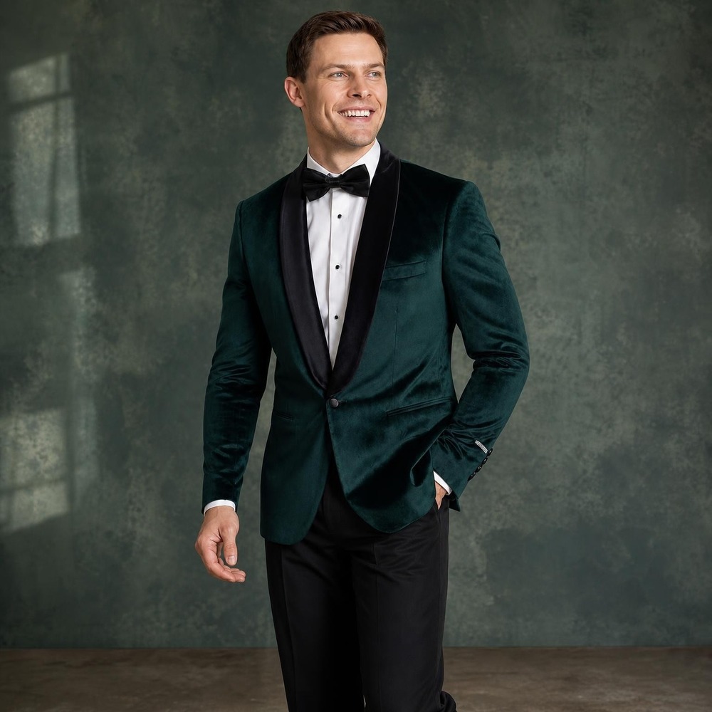 OpposuitsÂ® Dinner Jacket Blazer Rich Green