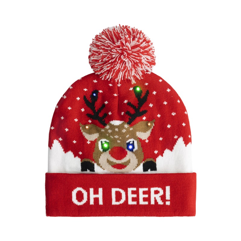 Oh Deer Hue | Juletøj Hat / Hue / Hjelm - Hovedtilbehør - Temashop